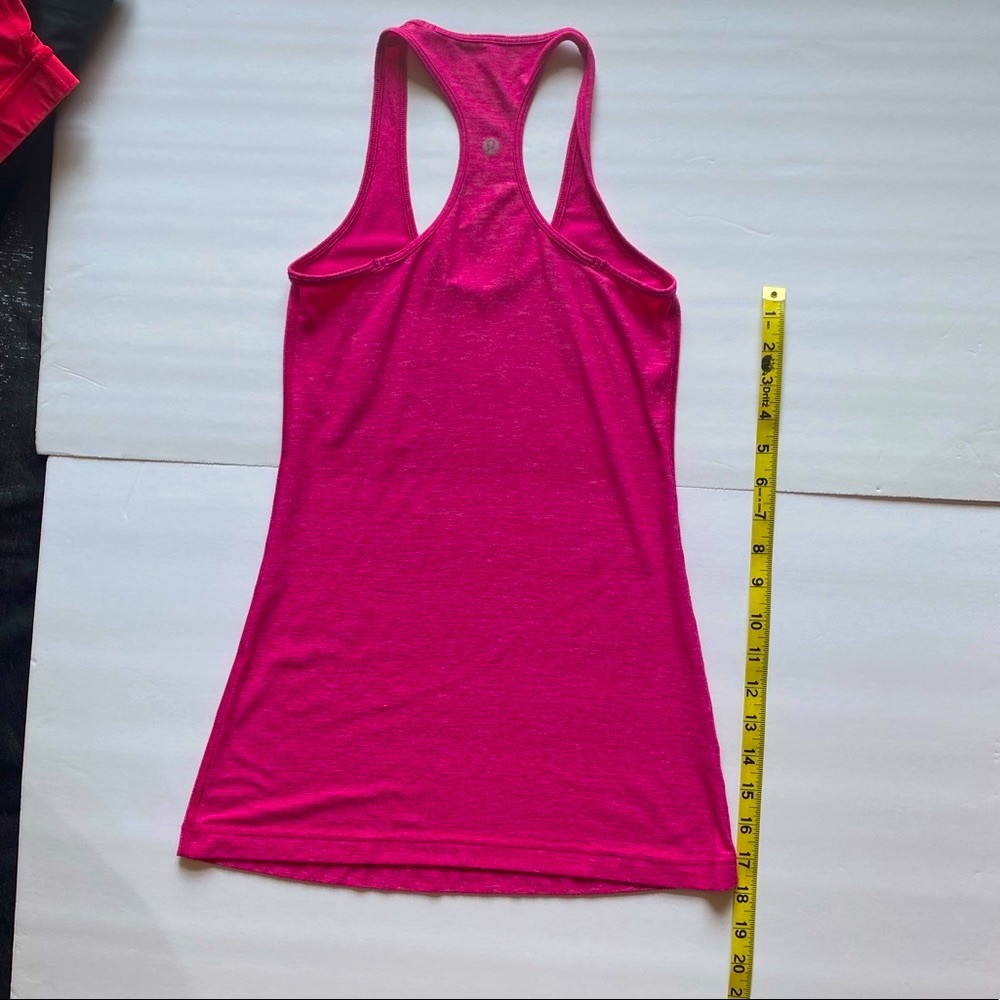 Lululemon Cool Racerback Pink Tank size 4 - Picture 2 of 4